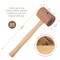 The Beadsmith Rawhide Mallet - 100% Natural Crafting Tool w/ 2" Diameter Rawhide Head and Hickory Handle, Prevents Marring and Scratching of Metal, Suitable for Leather and Metalwork